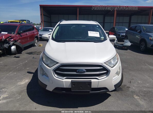 MAJ6P1UL5JC187578 2018 FORD ECOSPORT White Widok wnętrza z tyłu
