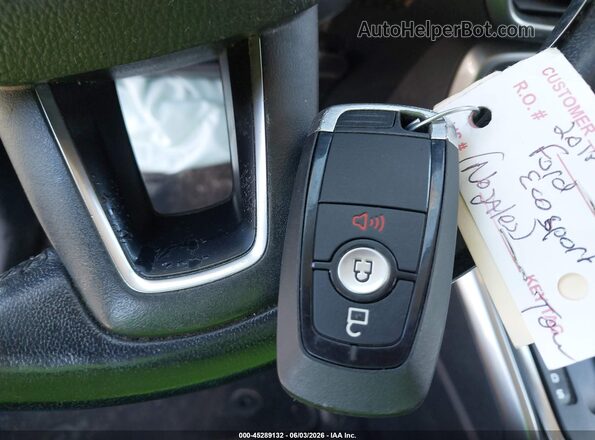 MAJ6P1UL6JC165542 2018 FORD ECOSPORT Черный Вид панели приборов