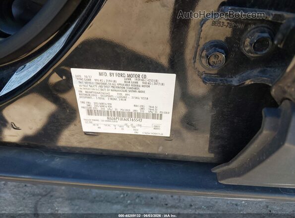 MAJ6P1UL6JC165542 2018 FORD ECOSPORT Черный Вид подкапотного пространства