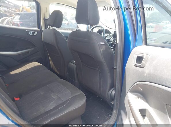 MAJ6P1UL6JC198010 2018 FORD ECOSPORT Blue Widok naklejki z numerem VIN