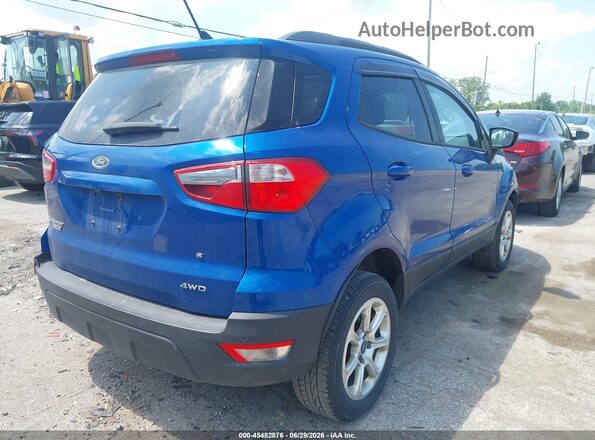 MAJ6P1UL6JC198010 2018 FORD ECOSPORT Blue Tył prawy