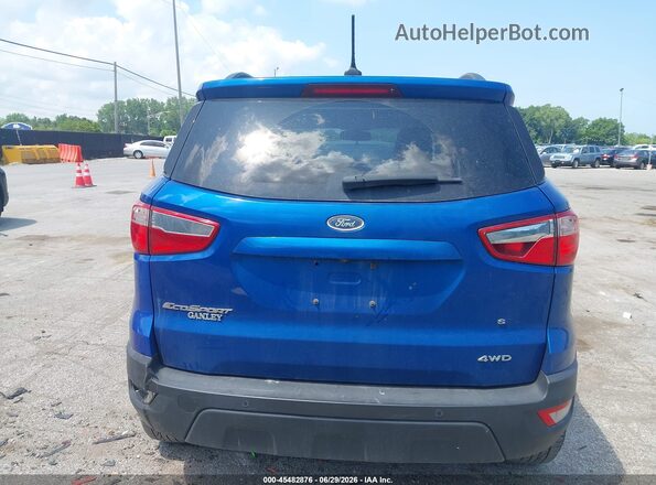 MAJ6P1UL6JC198010 2018 FORD ECOSPORT Blue 