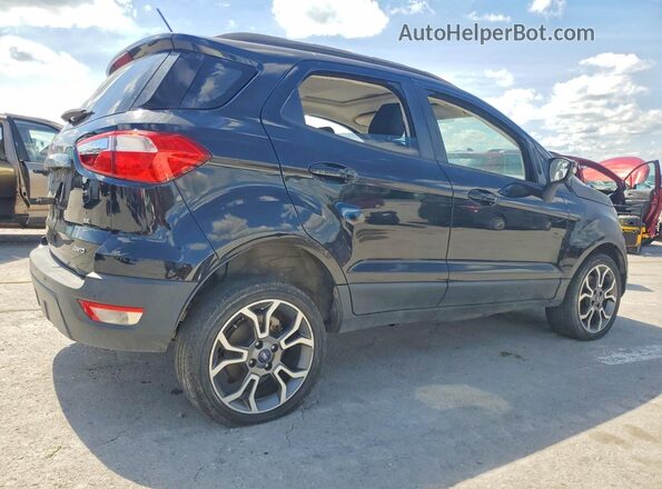 MAJ6P1UL7JC227160 2018 FORD ECOSPORT Black Задня права чверть