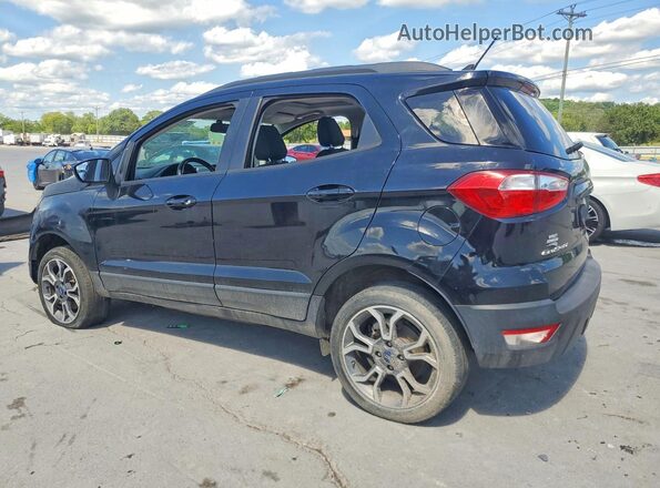 MAJ6P1UL7JC227160 2018 FORD ECOSPORT Black Задня ліва чверть