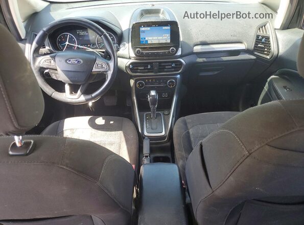 MAJ6P1UL7JC227160 2018 FORD ECOSPORT Black Вид панелі приладів