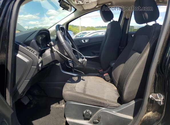 MAJ6P1UL7JC227160 2018 FORD ECOSPORT Black Вид салону спереду