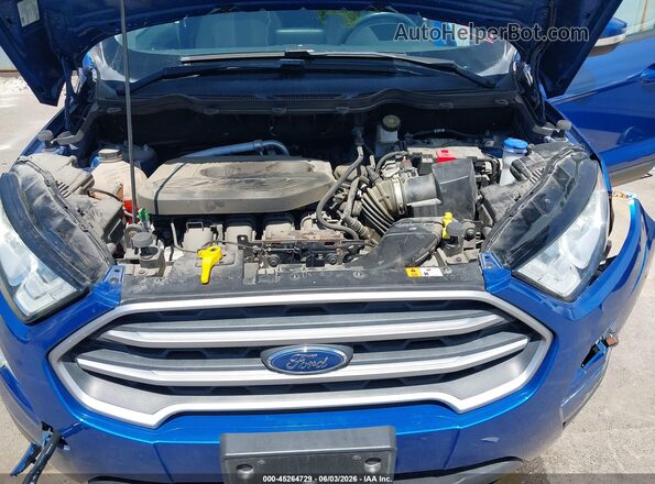 MAJ6P1UL8JC169656 2018 FORD ECOSPORT Blue Հետևի տեսք