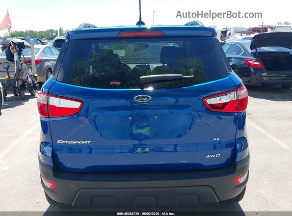 MAJ6P1UL8JC169656 2018 FORD ECOSPORT Blue 