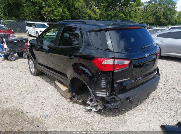 MAJ6P1UL8JC191592 2018 FORD ECOSPORT Black Задня ліва чверть