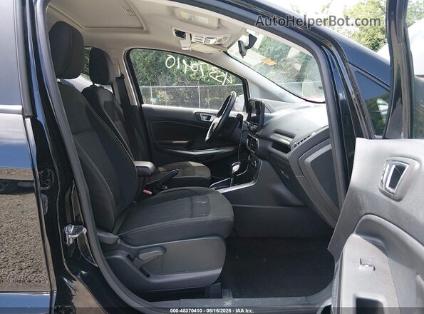 MAJ6P1UL8JC191592 2018 FORD ECOSPORT Black Вид салону спереду