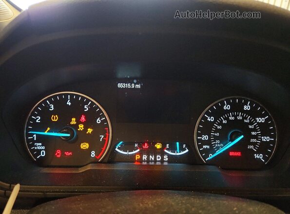 MAJ6P1UL8JC192242 2018 FORD ECOSPORT Gray Սարքավորումների վահանակի տեսք