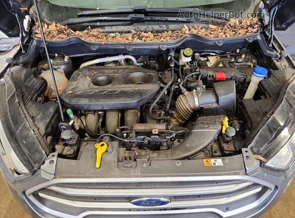 MAJ6P1UL8JC192242 2018 FORD ECOSPORT Gray Սալոնի հետևի տեսք