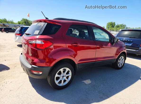 MAJ6P1UL8JC216491 2018 FORD ECOSPORT Red Հետևի աջ