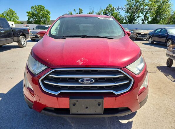 MAJ6P1UL8JC216491 2018 FORD ECOSPORT Red Դիմացի տեսք