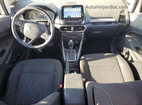 MAJ6P1UL8JC249622 2018 FORD ECOSPORT White Vista del salpicadero