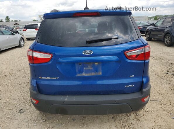 MAJ6P1UL8JC249829 2018 FORD ECOSPORT Blue Հետևի տեսք