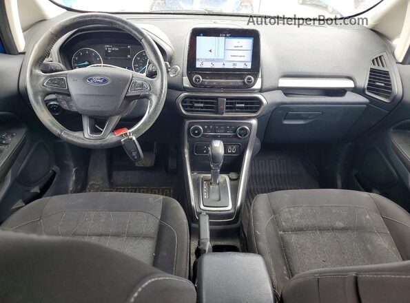 MAJ6P1UL8JC249829 2018 FORD ECOSPORT Blue Առջևի վահանակի տեսք