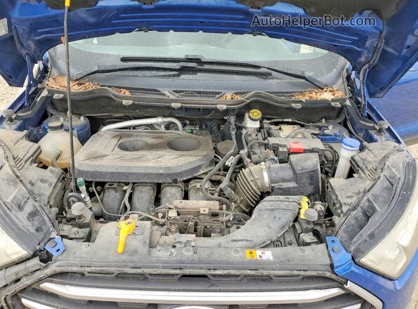MAJ6P1UL8JC249829 2018 FORD ECOSPORT Blue Շարժիչի բաժամունքի տեսք
