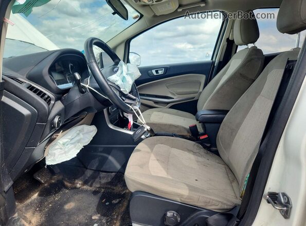 MAJ6P1UL9JC182934 2018 FORD ECOSPORT White Front interior view