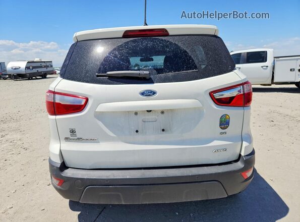 MAJ6P1UL9JC210554 2018 FORD ECOSPORT White Вид ззаду