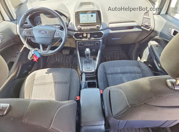 MAJ6P1UL9JC210554 2018 FORD ECOSPORT White Вид панелі приладів