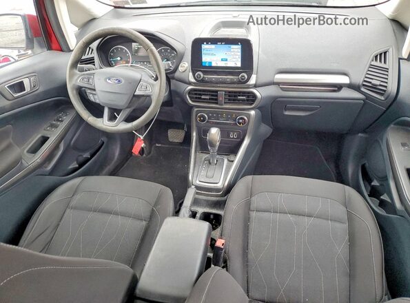MAJ6P1ULXJC211986 2018 FORD ECOSPORT Maroon წინა პანელის ხედი