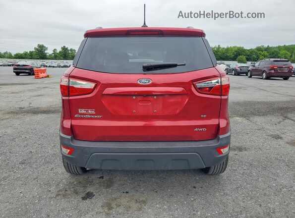 MAJ6P1ULXJC211986 2018 FORD ECOSPORT Maroon უკანა ხედი