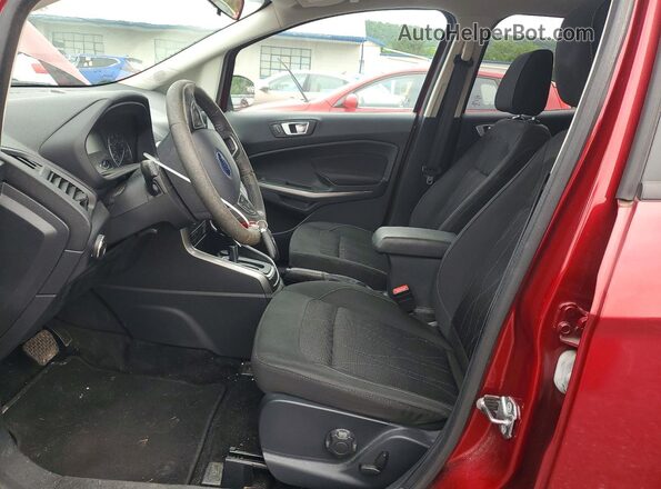 MAJ6P1ULXJC211986 2018 FORD ECOSPORT Maroon წინა სალონის ხედი