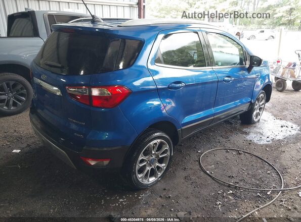 MAJ6P1WL4JC182398 2018 FORD ECOSPORT Blue Trasero derecho