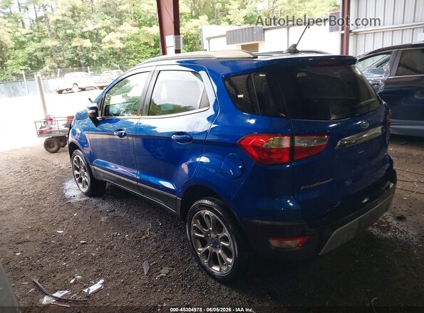 MAJ6P1WL4JC182398 2018 FORD ECOSPORT Blue Trasero izquierdo