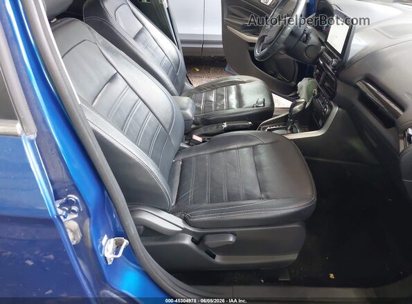 MAJ6P1WL4JC182398 2018 FORD ECOSPORT Blue Vista interior delantera