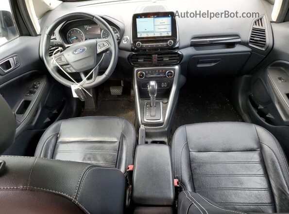 MAJ6P1WL0JC201559 2018 FORD ECOSPORT Black Առջևի վահանակի տեսք