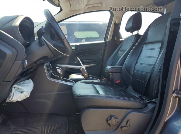 MAJ6P1WL0JC206664 2018 FORD ECOSPORT Silver წინა სალონის ხედი