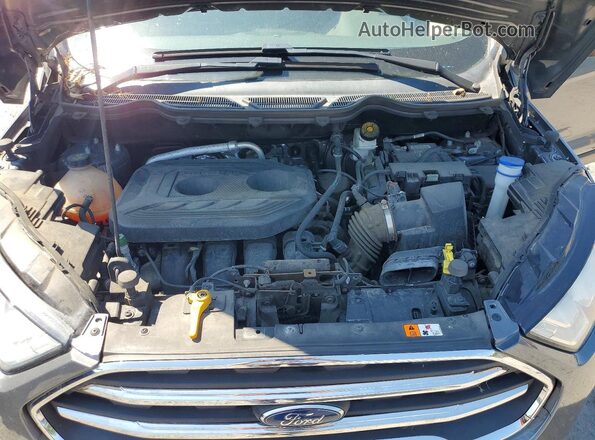MAJ6P1WL0JC206664 2018 FORD ECOSPORT Silver ძრავის განყოფილების ხედი