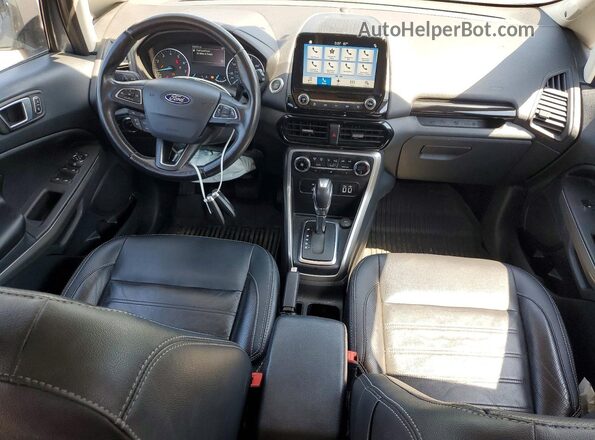 MAJ6P1WL0JC206664 2018 FORD ECOSPORT Silver წინა პანელის ხედი