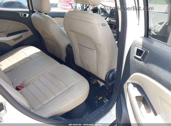 MAJ6P1WL1JC175702 2018 FORD ECOSPORT White Vista de la etiqueta del VIN