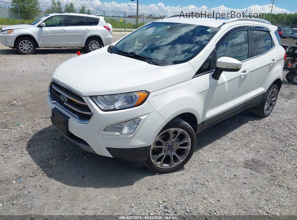 MAJ6P1WL2JC181248 2018 FORD ECOSPORT White Przód lewy