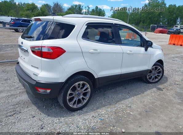 MAJ6P1WL2JC181248 2018 FORD ECOSPORT White Tył prawy