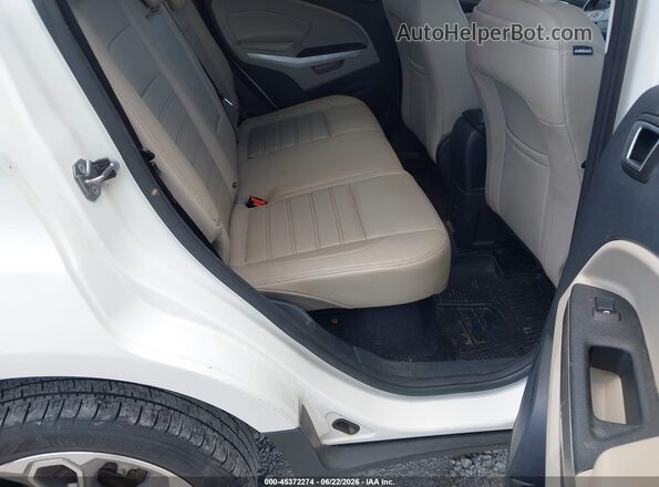 MAJ6P1WL2JC181248 2018 FORD ECOSPORT White Widok naklejki z numerem VIN