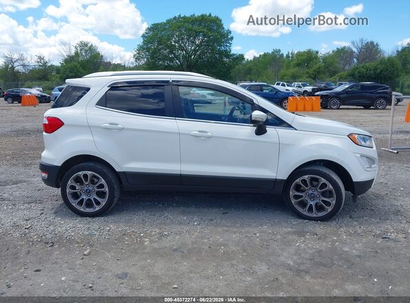 MAJ6P1WL2JC181248 2018 FORD ECOSPORT White Widok wnętrza z tyłu
