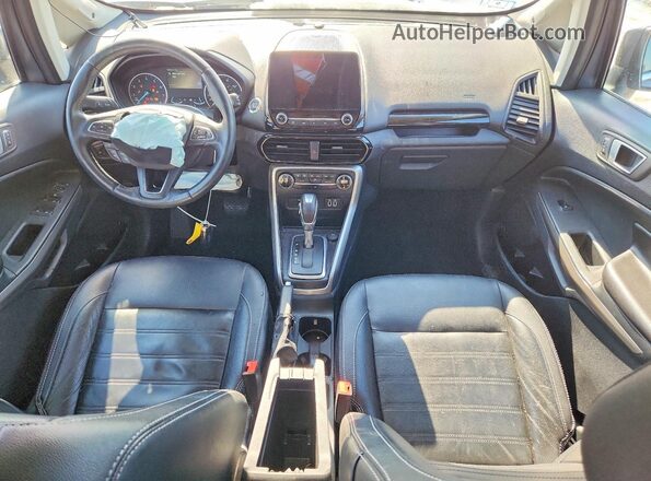 MAJ6P1WL2JC245241 2018 FORD ECOSPORT Gray Widok deski rozdzielczej