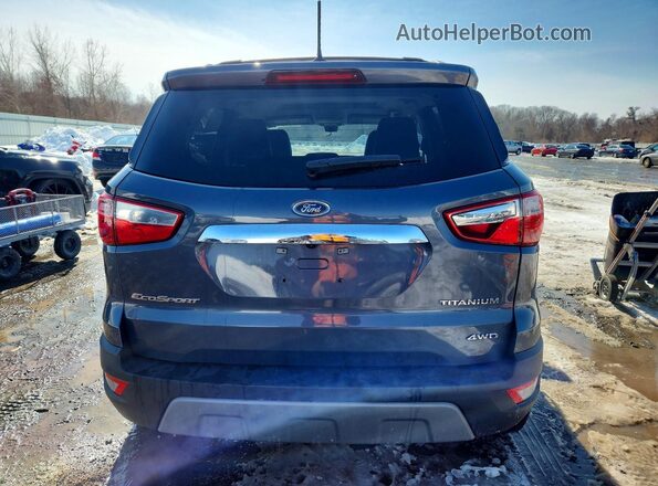 MAJ6P1WL2JC245241 2018 FORD ECOSPORT Gray Widok z tyłu