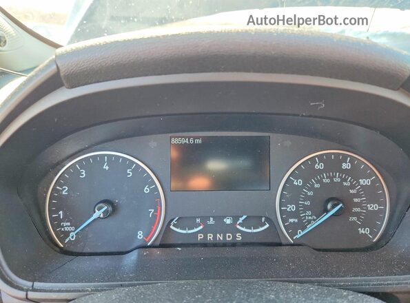 MAJ6P1WL2JC245241 2018 FORD ECOSPORT Gray Widok zestawu wskaźników