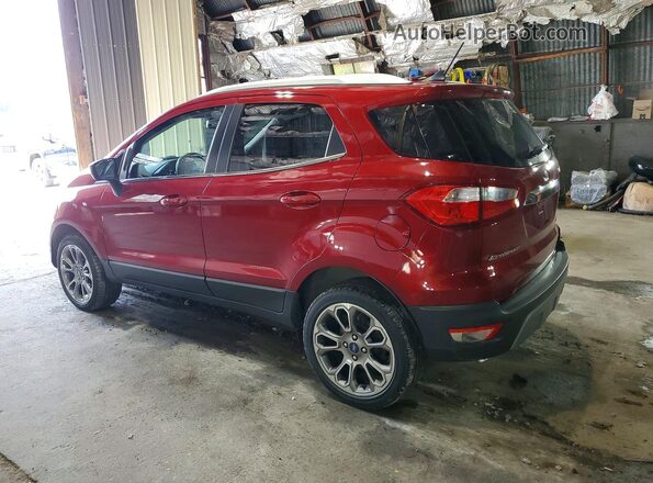 MAJ6P1WL3JC160294 2018 FORD ECOSPORT Burgundy უკანა მარცხენა