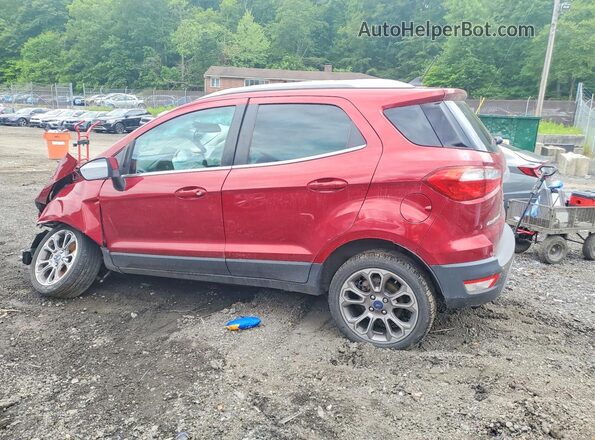 MAJ6P1WL3JC160313 2018 FORD ECOSPORT Red Trasero izquierdo