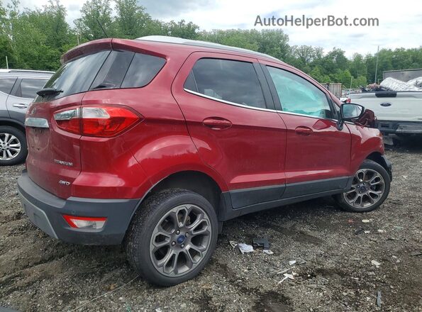 MAJ6P1WL3JC160313 2018 FORD ECOSPORT Red Trasero derecho