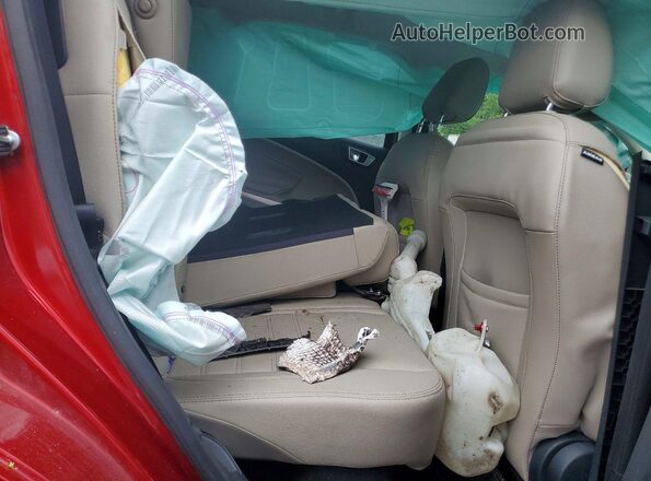 MAJ6P1WL3JC160313 2018 FORD ECOSPORT Red Vista de los asientos traseros