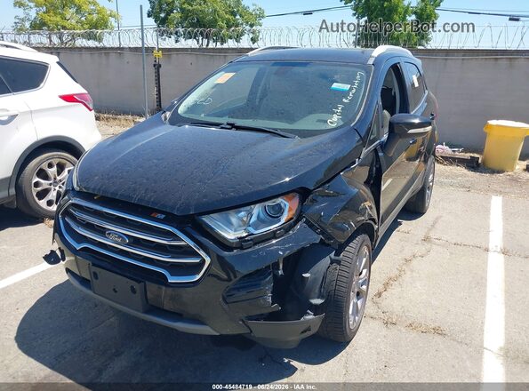 MAJ6P1WL4JC210684 2018 FORD ECOSPORT Black წინა მარცხენა ხედი სამი მეოთხედიდან