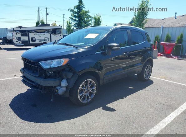 MAJ6P1WL6JC206880 2018 FORD ECOSPORT Black Vista tres cuartos delantera izquierda