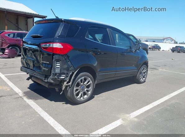 MAJ6P1WL6JC206880 2018 FORD ECOSPORT Black Trasero derecho